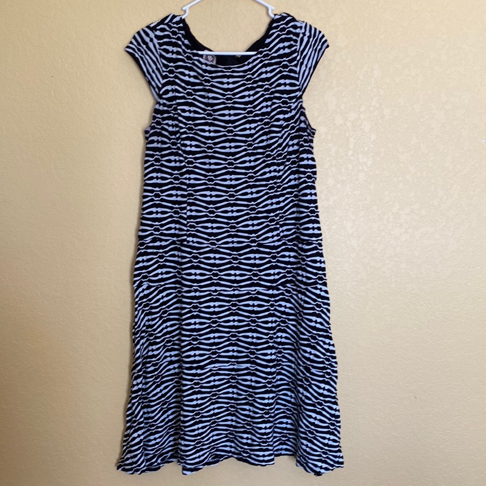 Black and White Anne Klein Dress